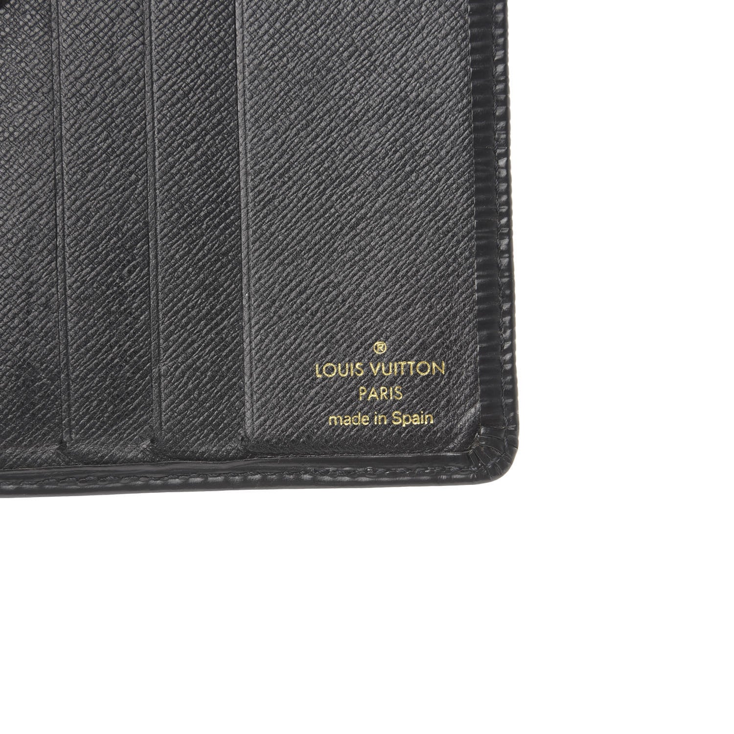 Louis Vuitton Epi 6 Card Billfold Wallet Black 6 of 6