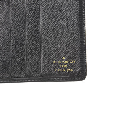 Louis Vuitton Epi 6 Card Billfold Wallet Black 6 of 6