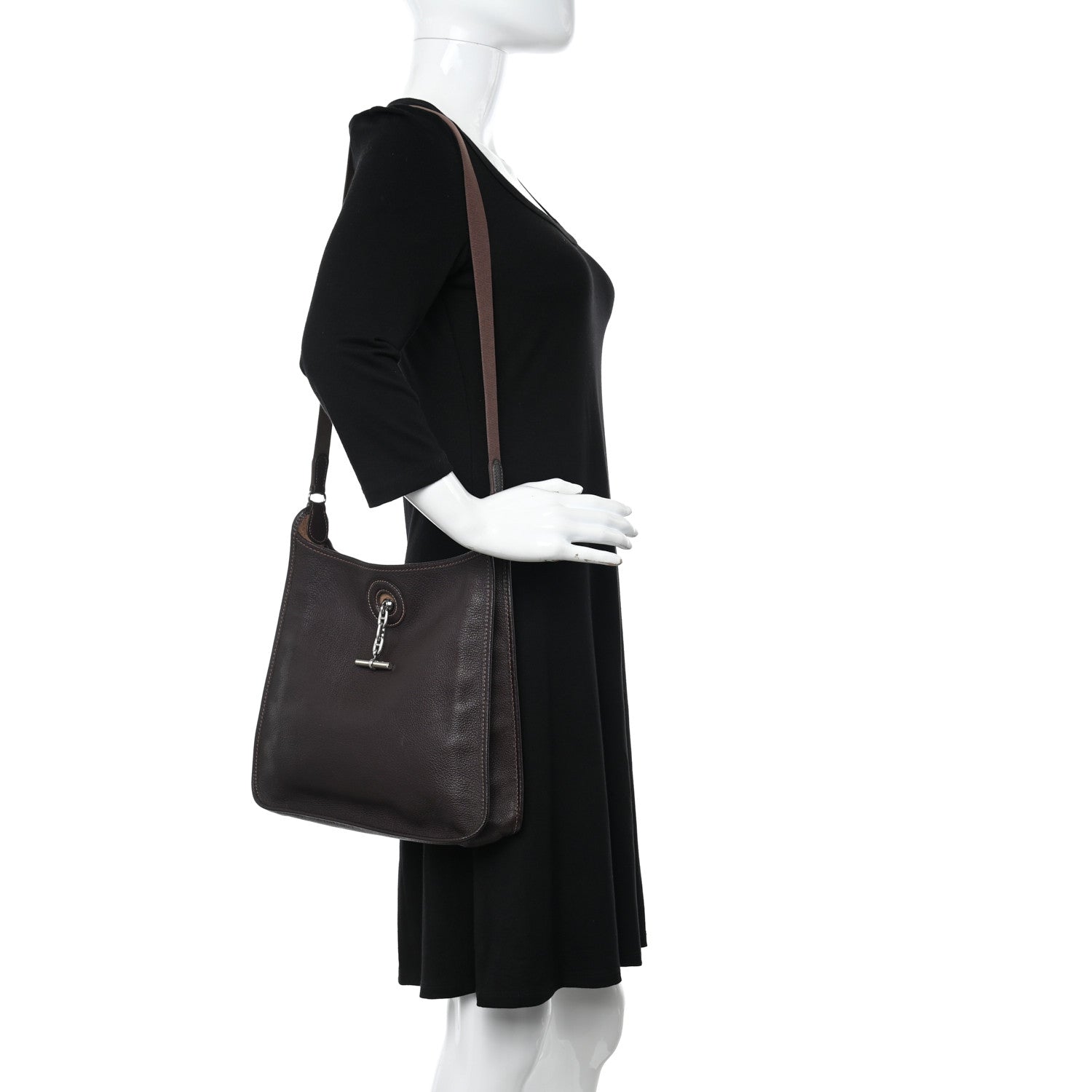 Hermes Buffalo Vespa PM Havane 2 of 9