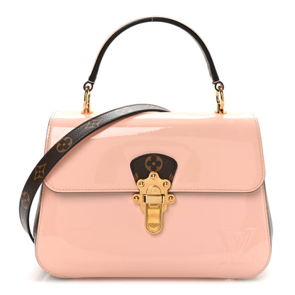 Louis Vuitton Patent Calfskin Monogram Cherrywood PM Rose Ballerine 1 of 11