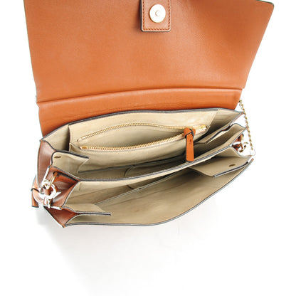 Chloe Suede Calfskin Medium Faye Shoulder Bag Tobacco 5 of 8