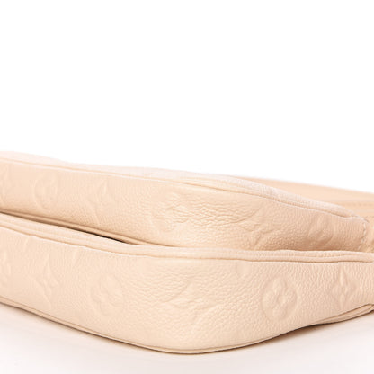 Louis Vuitton Empreinte Monogram Giant Multi Pochette Accessories Cream 8 of 10