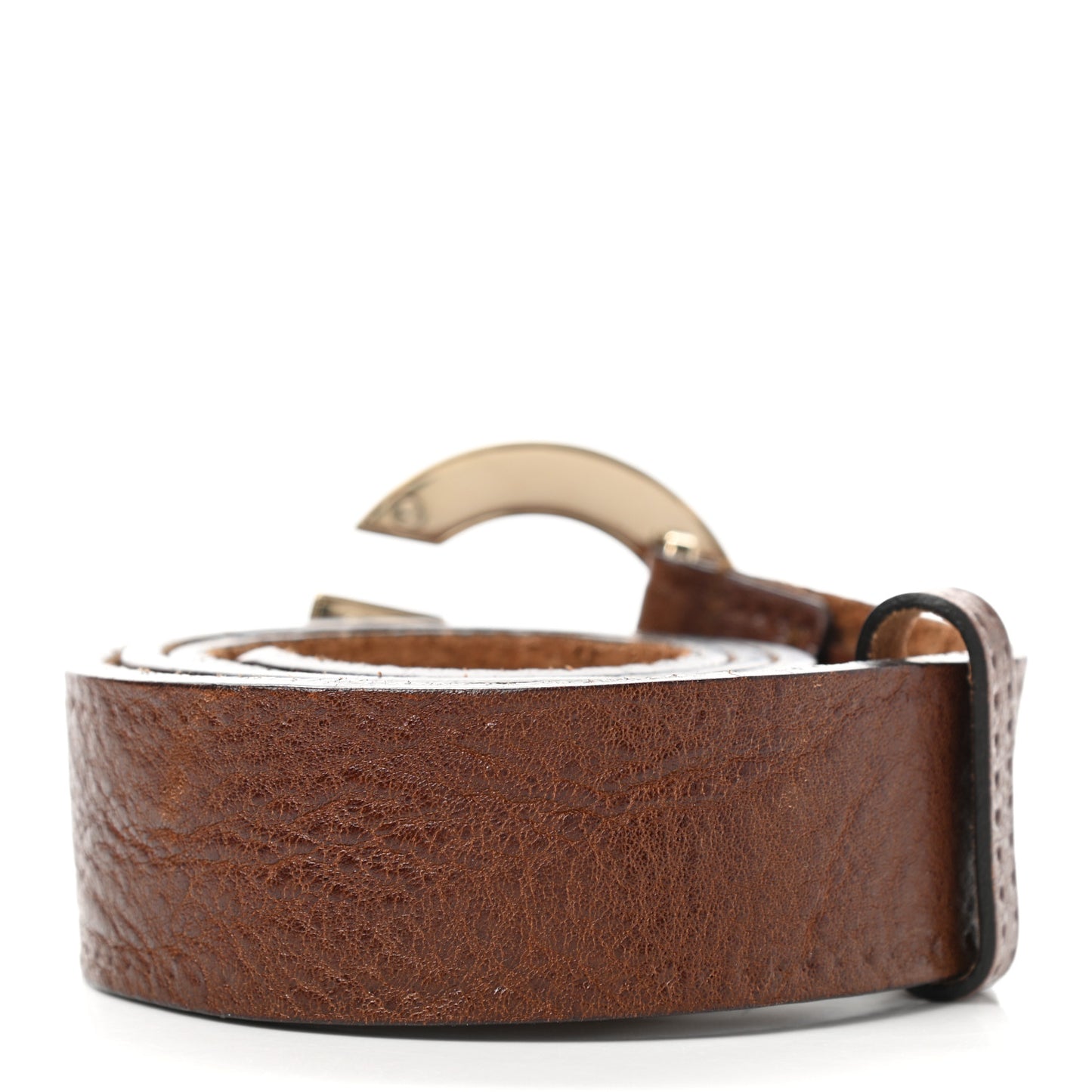 Calfskin G Belt 85 34 Brown