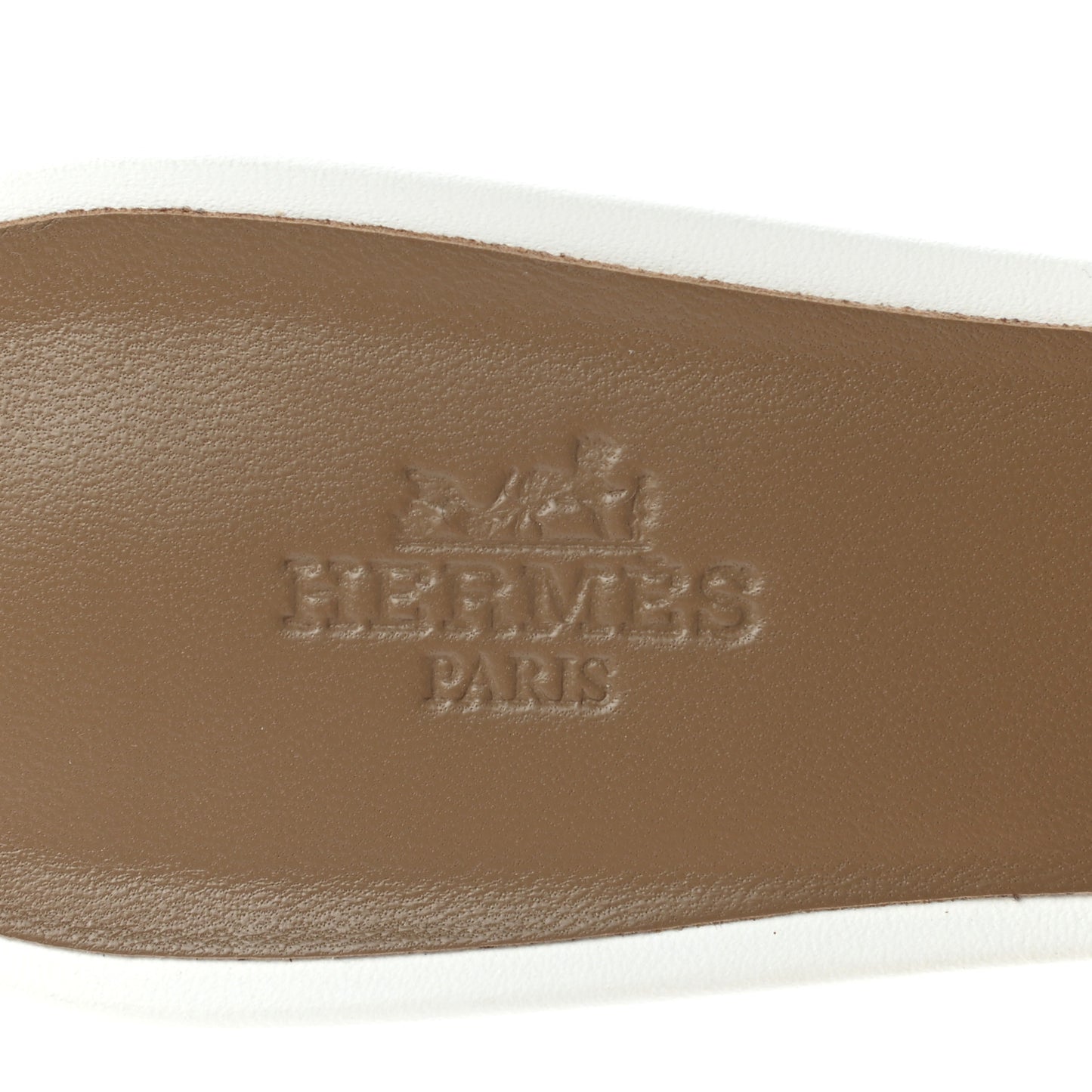 Calfskin Oasis Sandals 38 White