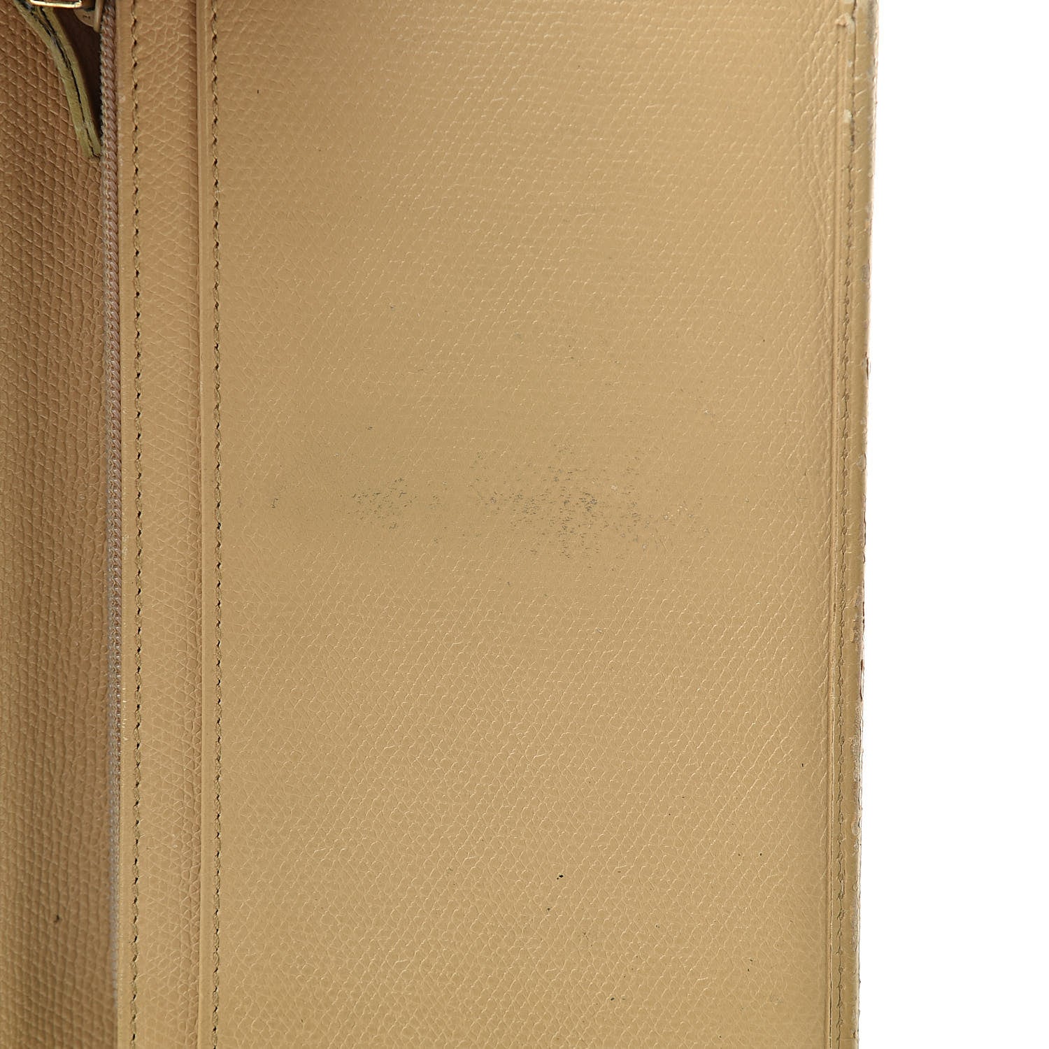Chanel Grained Calfskin CC Button Yen Wallet Beige 10 of 19