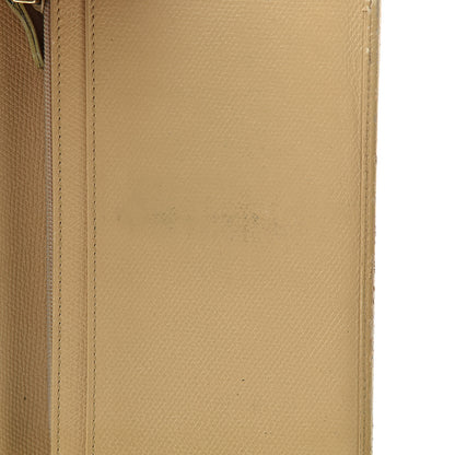 Chanel Grained Calfskin CC Button Yen Wallet Beige 10 of 19