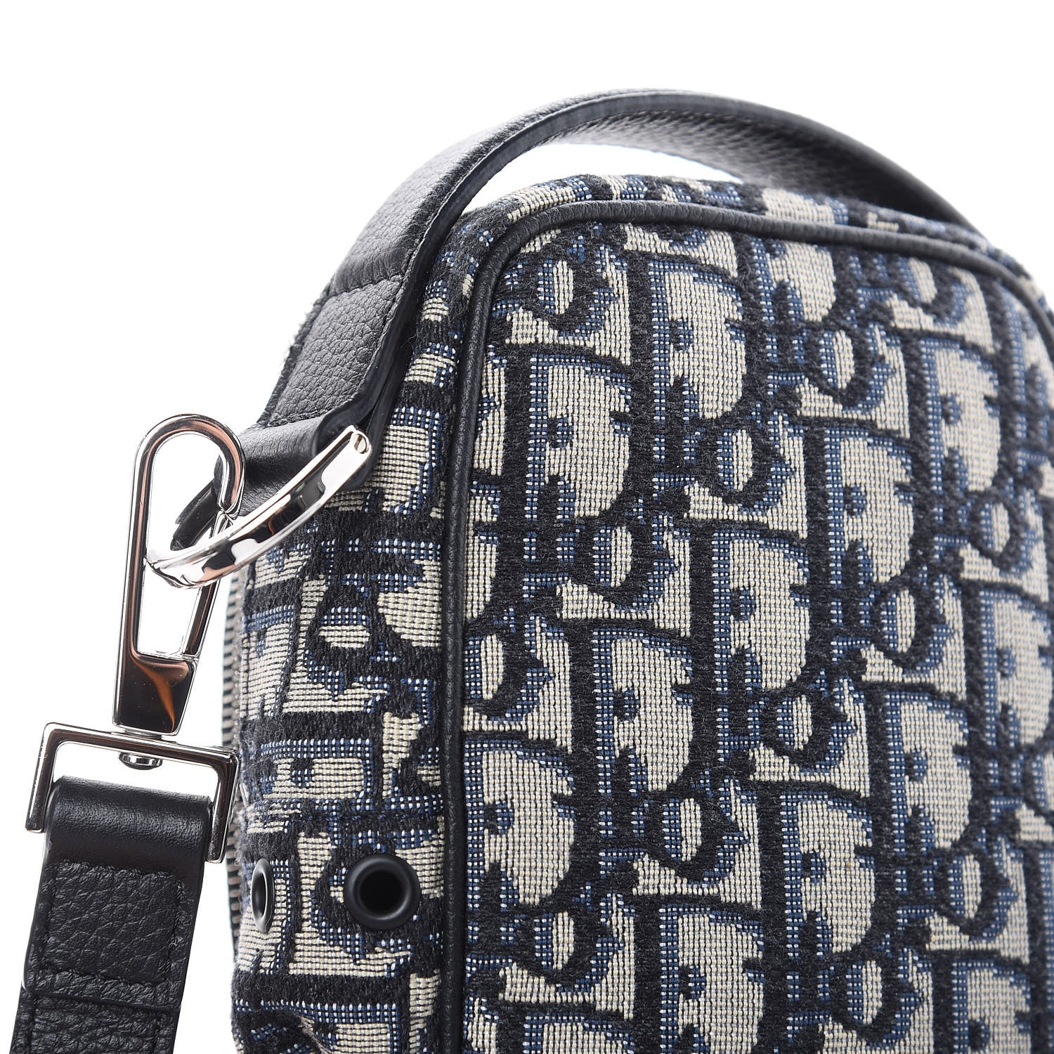 Christian Dior Oblique Crossbody Bag Blue 15 of 15
