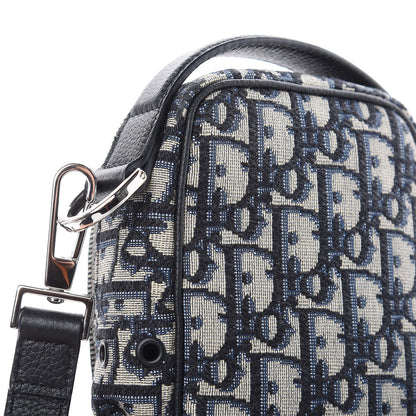 Christian Dior Oblique Crossbody Bag Blue 15 of 15