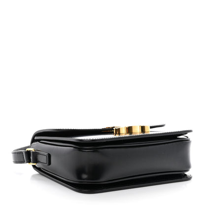 Celine Shiny Calfskin Teen Triomphe Black 4 of 12