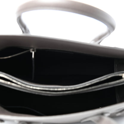 Saint Laurent Grained Calfskin Small Sac De Jour Fog 5 of 9