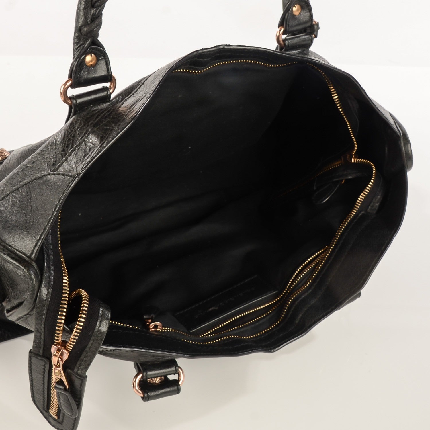 Balenciaga Agneau Giant 12 Rose Gold Hardware City Black 9 of 13