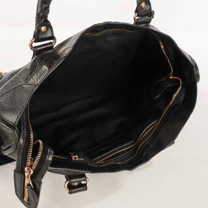 Balenciaga Agneau Giant 12 Rose Gold Hardware City Black 9 of 13