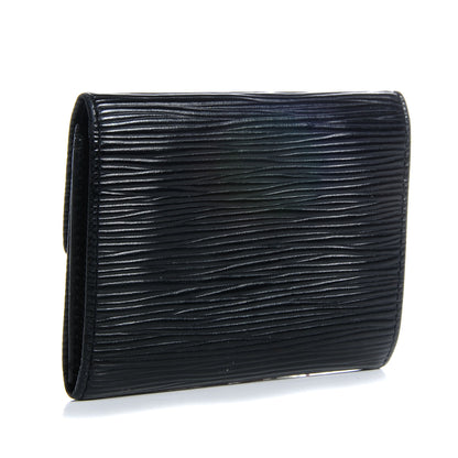 Louis Vuitton Epi Porte-Monnaie Simple Coin Purse Black 3 of 7
