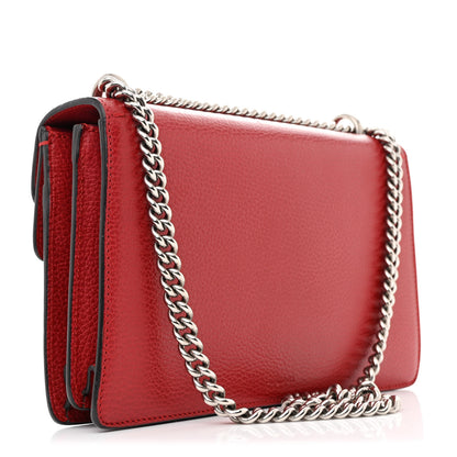 Gucci Dollar Calfskin Swarovski Crystal Small Dionysus Shoulder Bag Hibiscus Red 3 of 11