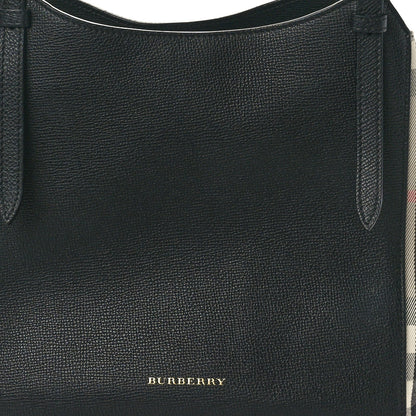 Burberry Grainy Calfskin House Check Small Canterbury Black 7 of 9