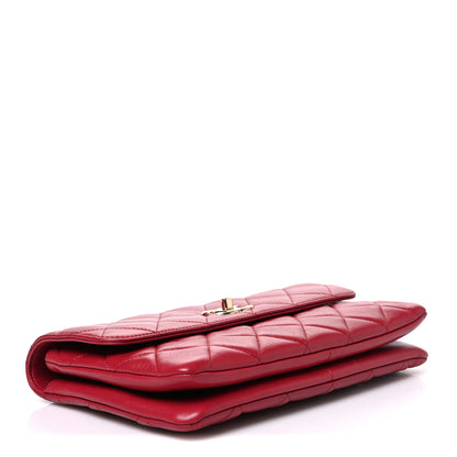 Chanel Lambskin Quilted Medium Trendy CC Flap Dark Pink 3 of 10