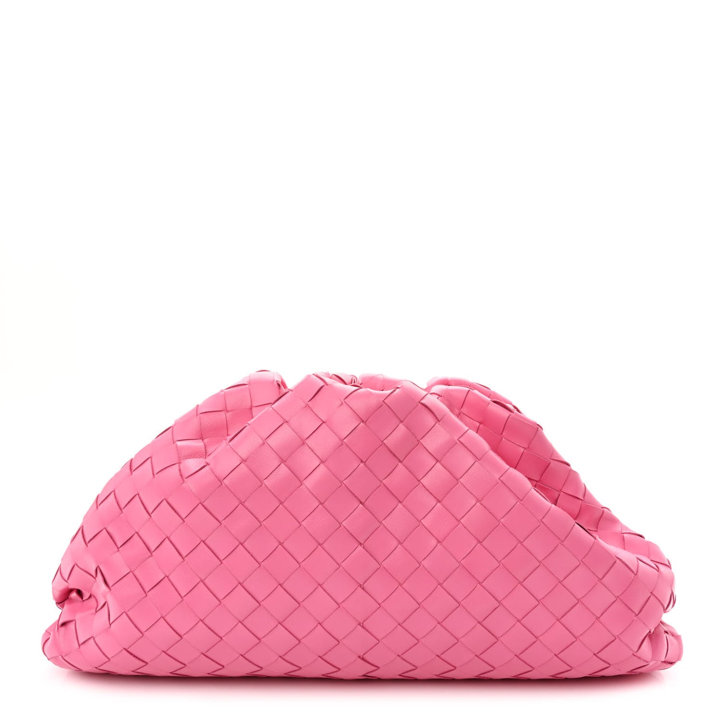 Nappa Maxi Intrecciato The Pouch Oversized Clutch Pink