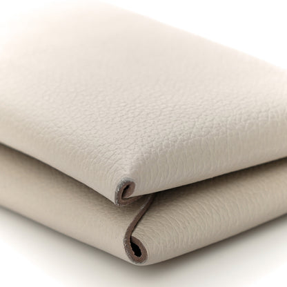 Hermes Evercolor Calvi Card Case Gris Perle 9 of 10