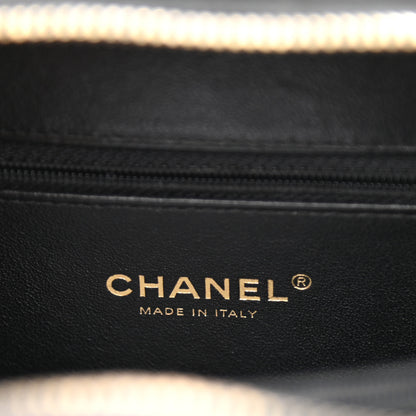 Chanel Caviar Quilted Medium CC Filigree Vanity Case Black 6 of 12