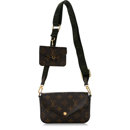 Louis Vuitton Monogram Felicie Strap & Go Kaki 1 of 11