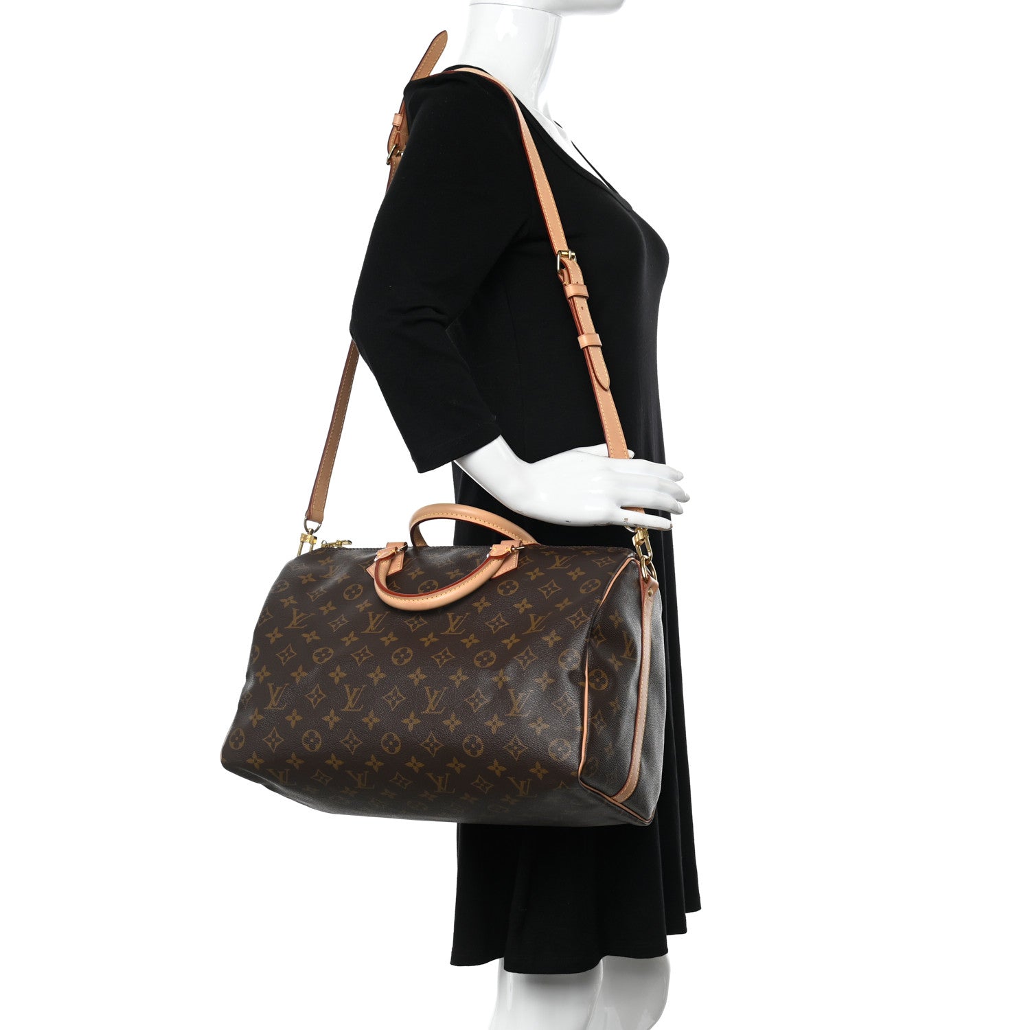 Louis Vuitton Monogram Speedy Bandouliere 35 2 of 16