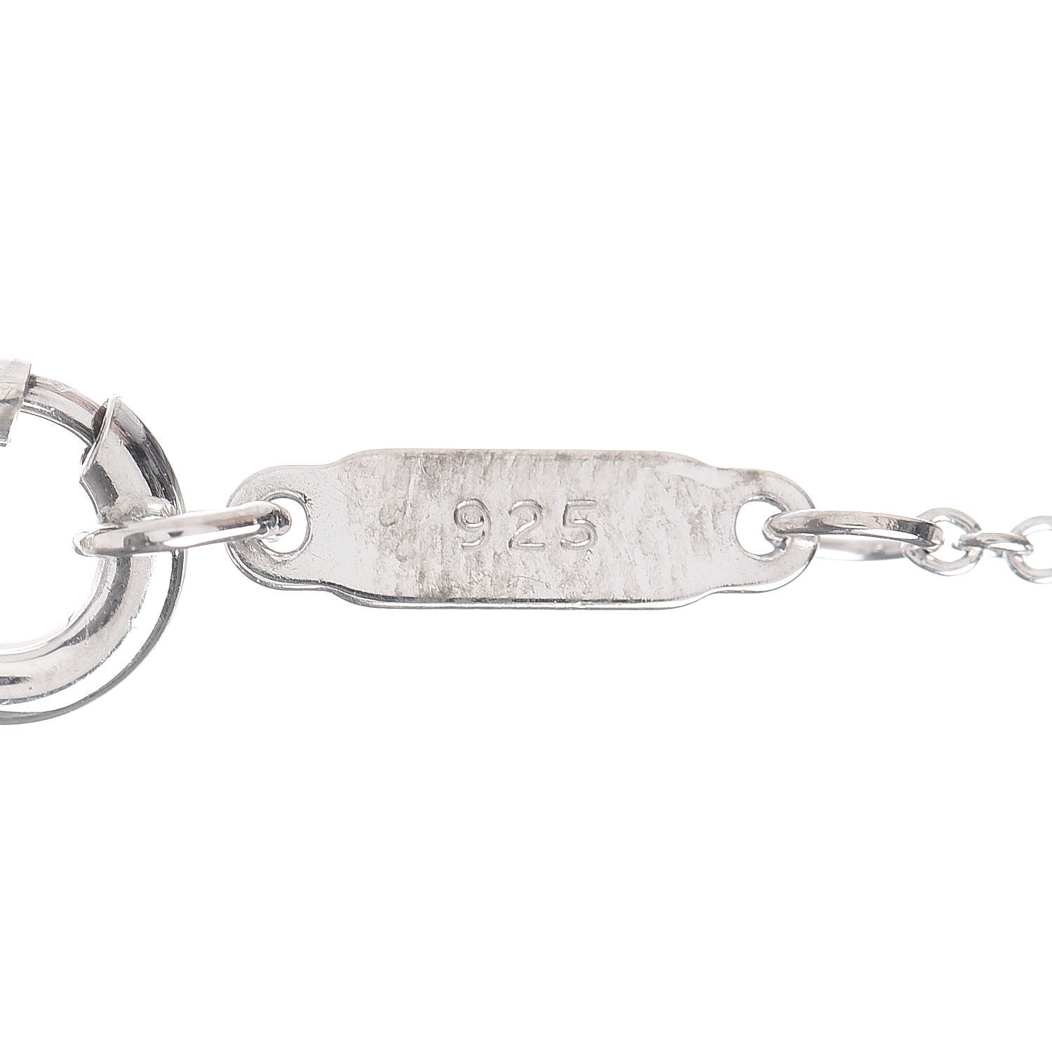 Tiffany Sterling Silver Heart Key Pendant Necklace 7 of 7