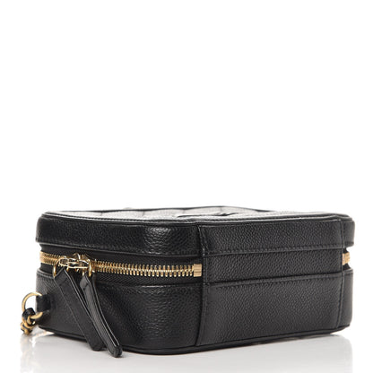 Chanel Caviar Quilted Small CC Filigree Vanity Case Black 5 of 9