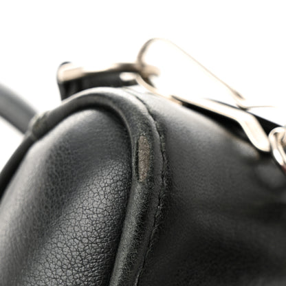 Balenciaga Calfskin S Triangle Duffle Black 22 of 23
