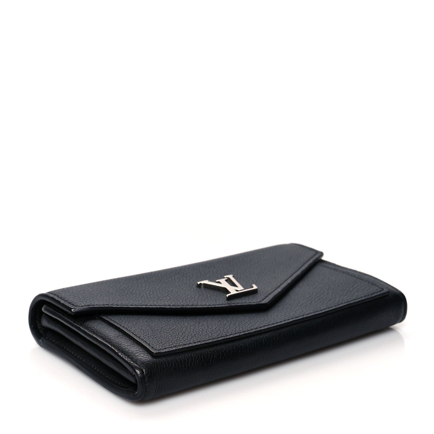 Louis Vuitton Soft Calfskin My Lockme Wallet Black 4 of 11