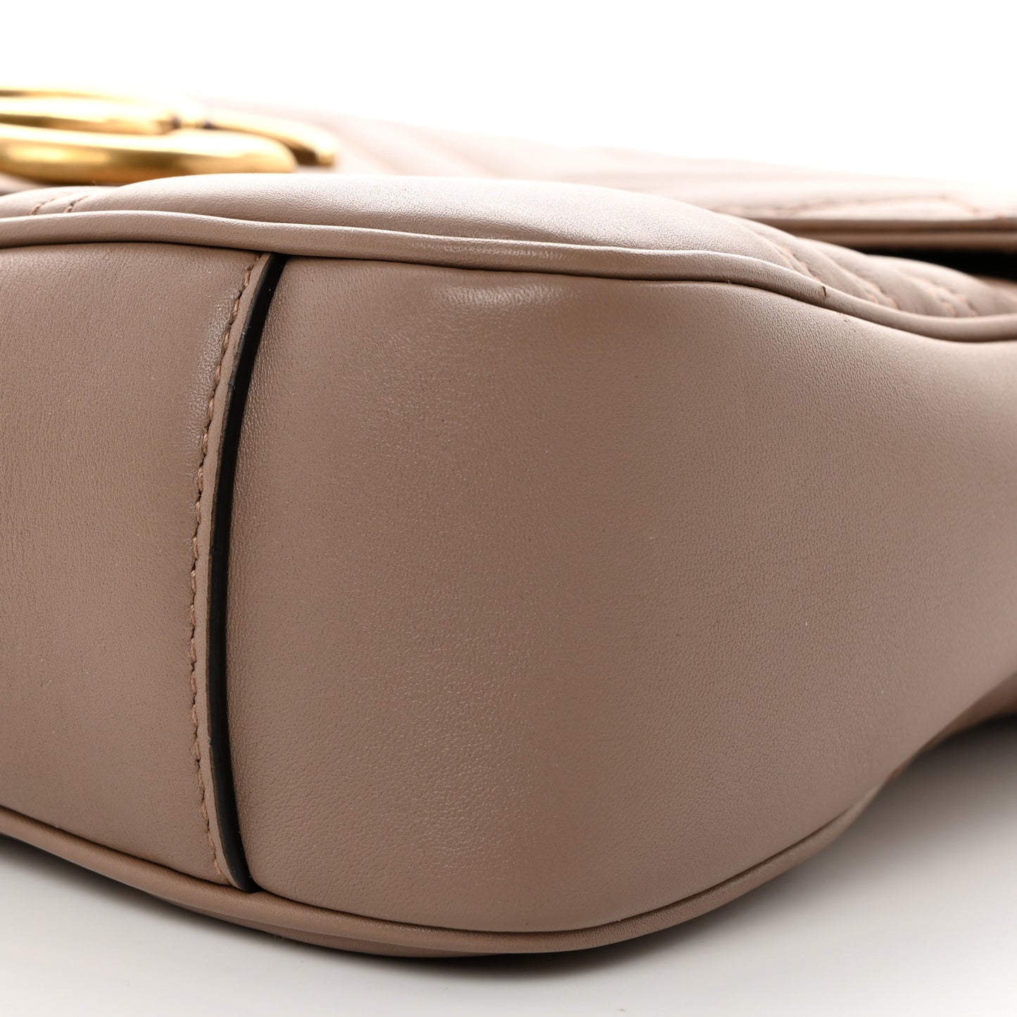 Calfskin Matelasse Medium GG Marmont Shoulder Bag Porcelain Rose