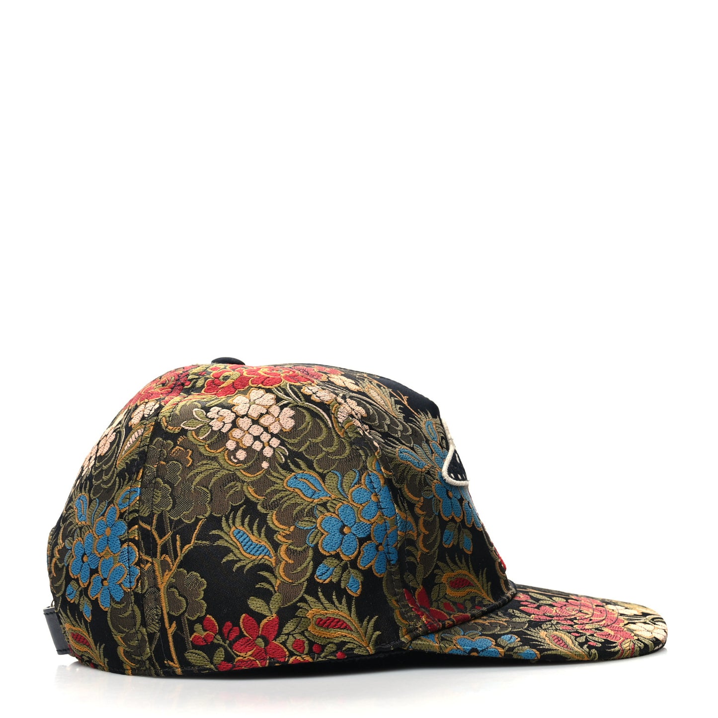 Canvas Floral UFO Baseball Hat 58 M Black