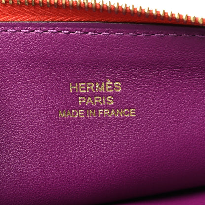 Hermes Evercolor Atout Pouch Terre Battue Anemone 7 of 9