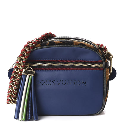 Louis Vuitton Supple Calfskin Savane Flight Blue 1 of 9