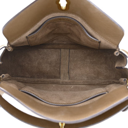 Mulberry Silky Calfskin Medium Leighton Solid Grey 5 of 17