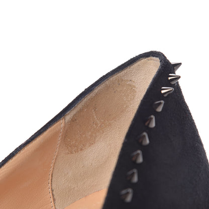 Christian Louboutin Veau Velours Anjalina 85 Pumps 40.5 Black Gun 13 of 14