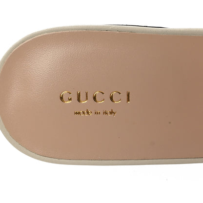 Gucci Calfskin Interlocking G Sandals 40 Mystic White 7 of 8
