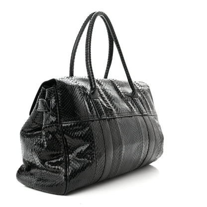 Mulberry Silky Snake Print Bayswater Black 3 of 21