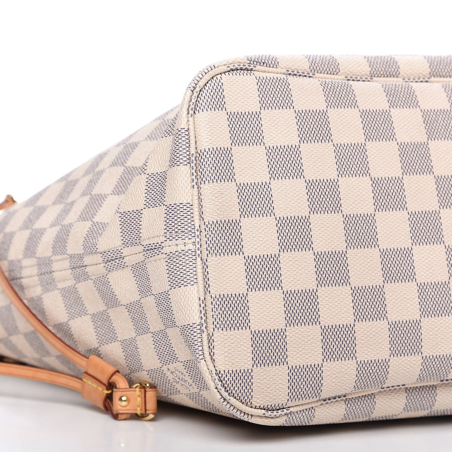 Damier Azur Neo Neverfull MM Rose Ballerine