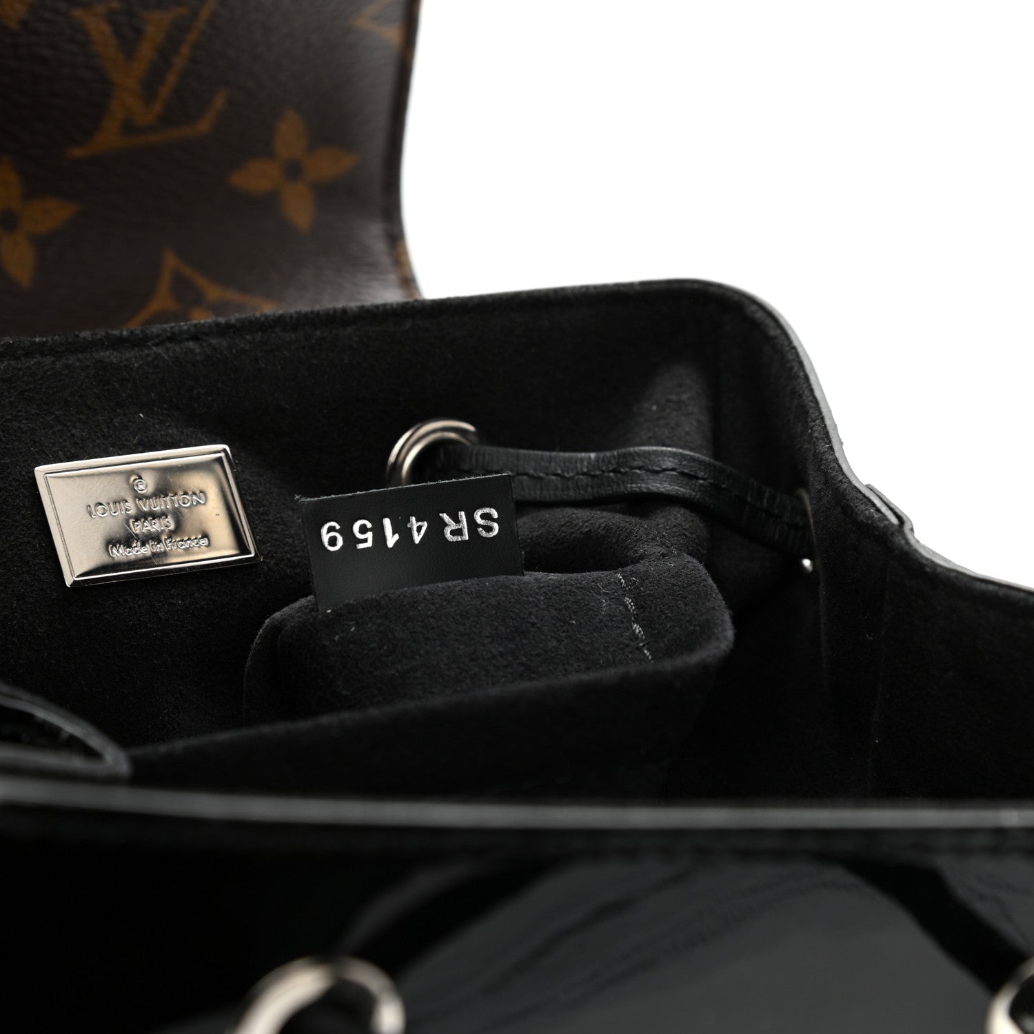 Louis Vuitton Patent Monogram Hot Springs Backpack Black 7 of 10