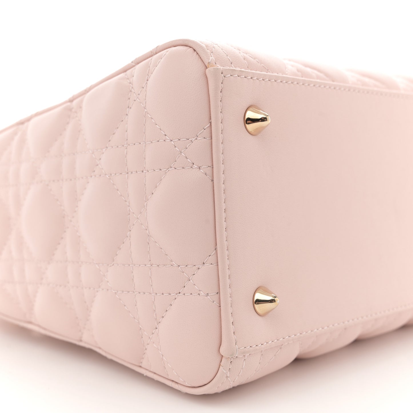 Lambskin Cannage Medium Lady Dior Light Pink