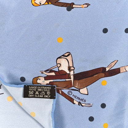 Hermes Silk Les Parisiennes De Kiraz Scarf 70 3 of 3
