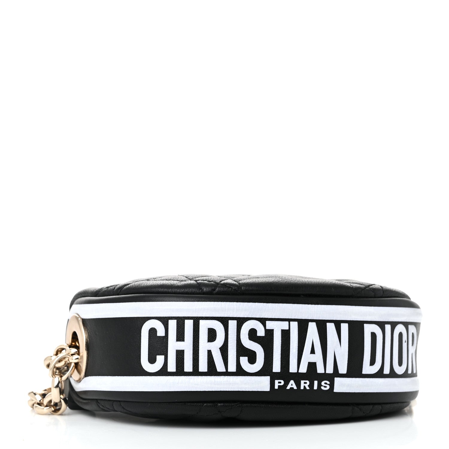 Christian Dior Lambskin Cannage Micro Dior Vibe Hobo Bag Black 4 of 9