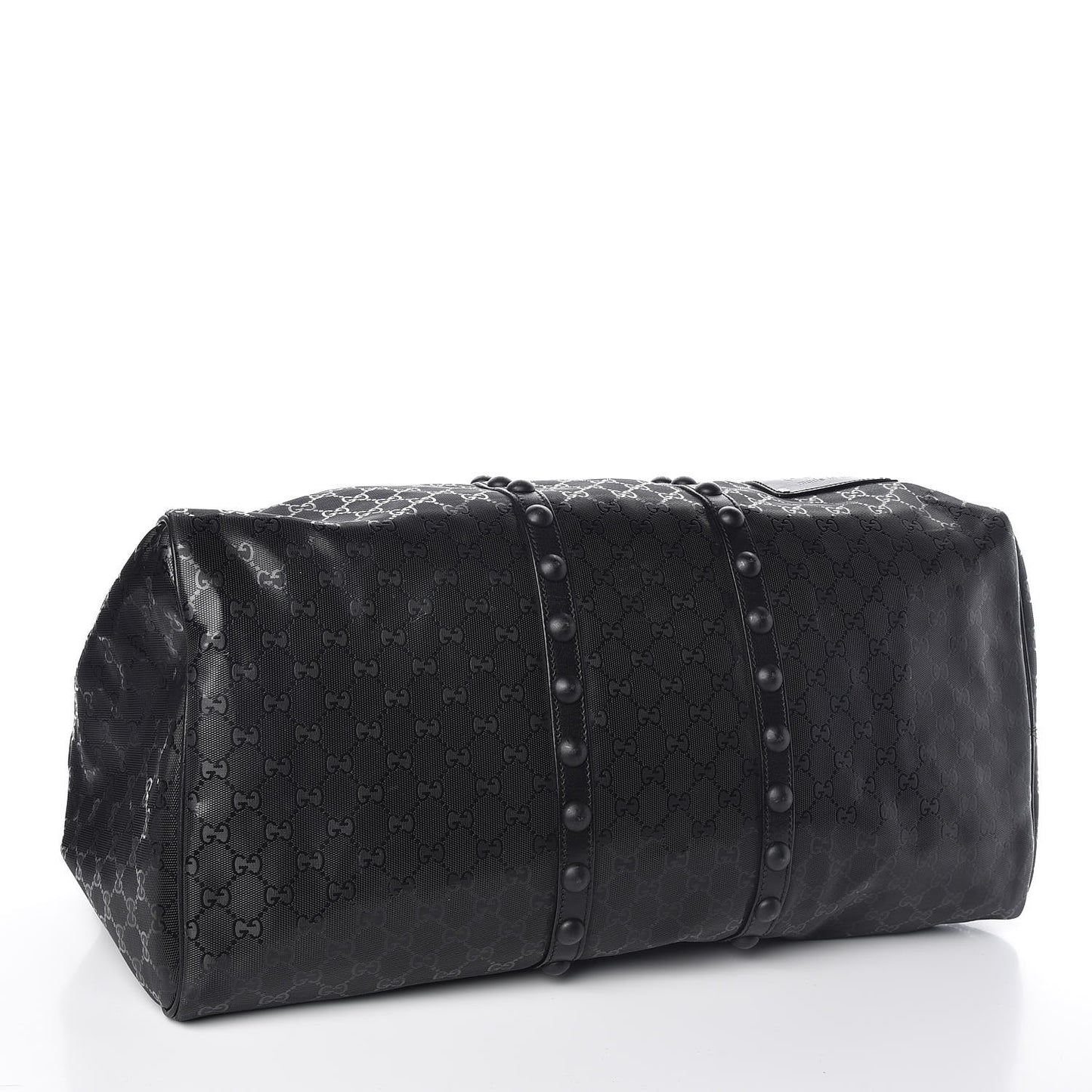 Imprime Monogram Studded Large Carry On Duffle Black