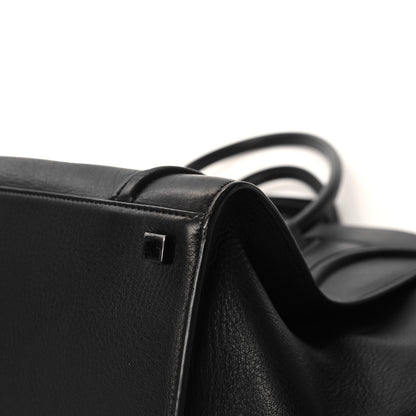Celine Supple Calfskin Medium Phantom Luggage Black 10 of 12