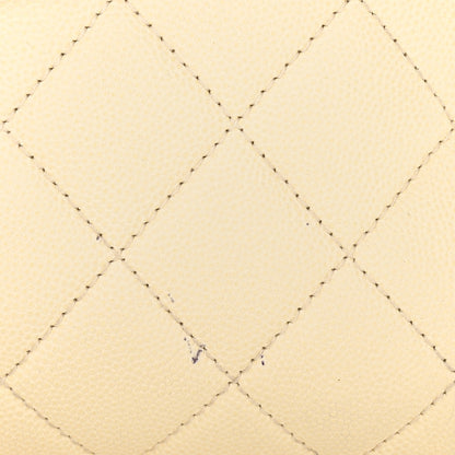 Chanel Caviar Quilted Small In & Out Camera Case White 11 of 12