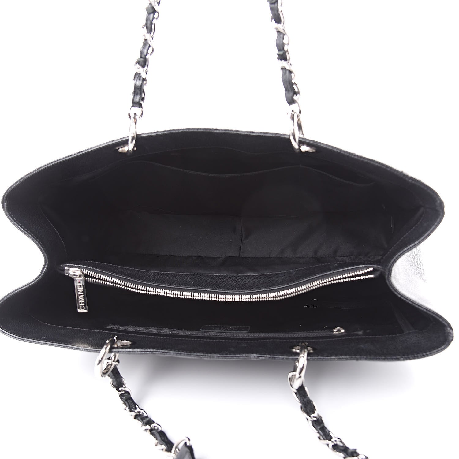 Chanel Caviar Quilted XL Grand Shopping Tote GST Black 5 of 18