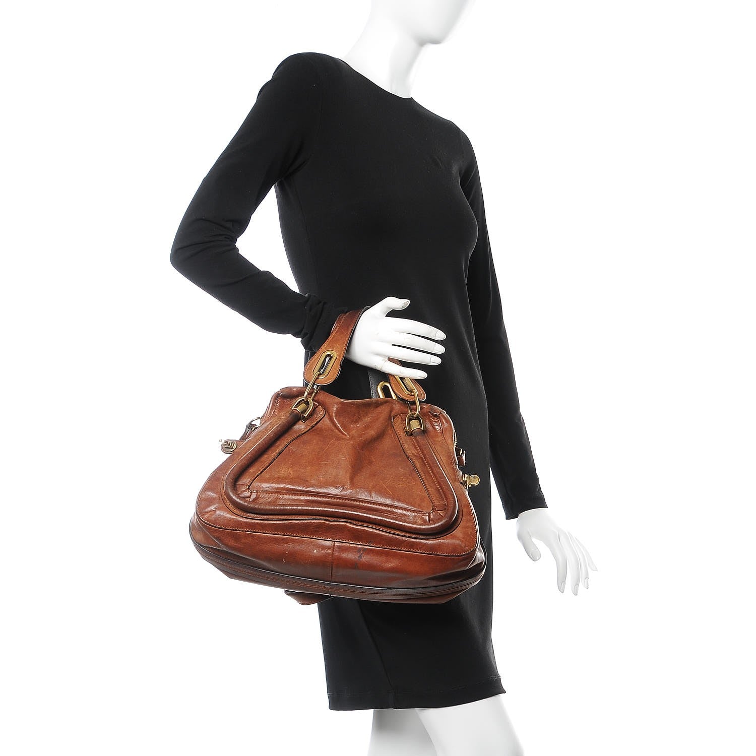Chloe Calfskin Medium Paraty Brown 3 of 19