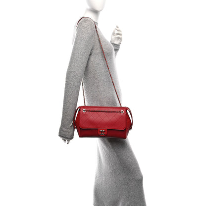 Chanel Goatskin Quilted Magnetic Camera Case Red Red 2 of 10
