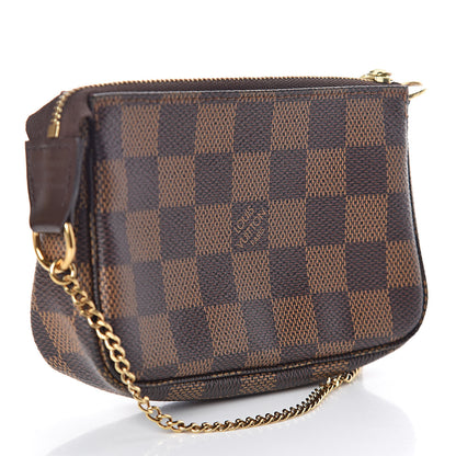 Louis Vuitton Damier Ebene Mini Pochette Accessories 3 of 7