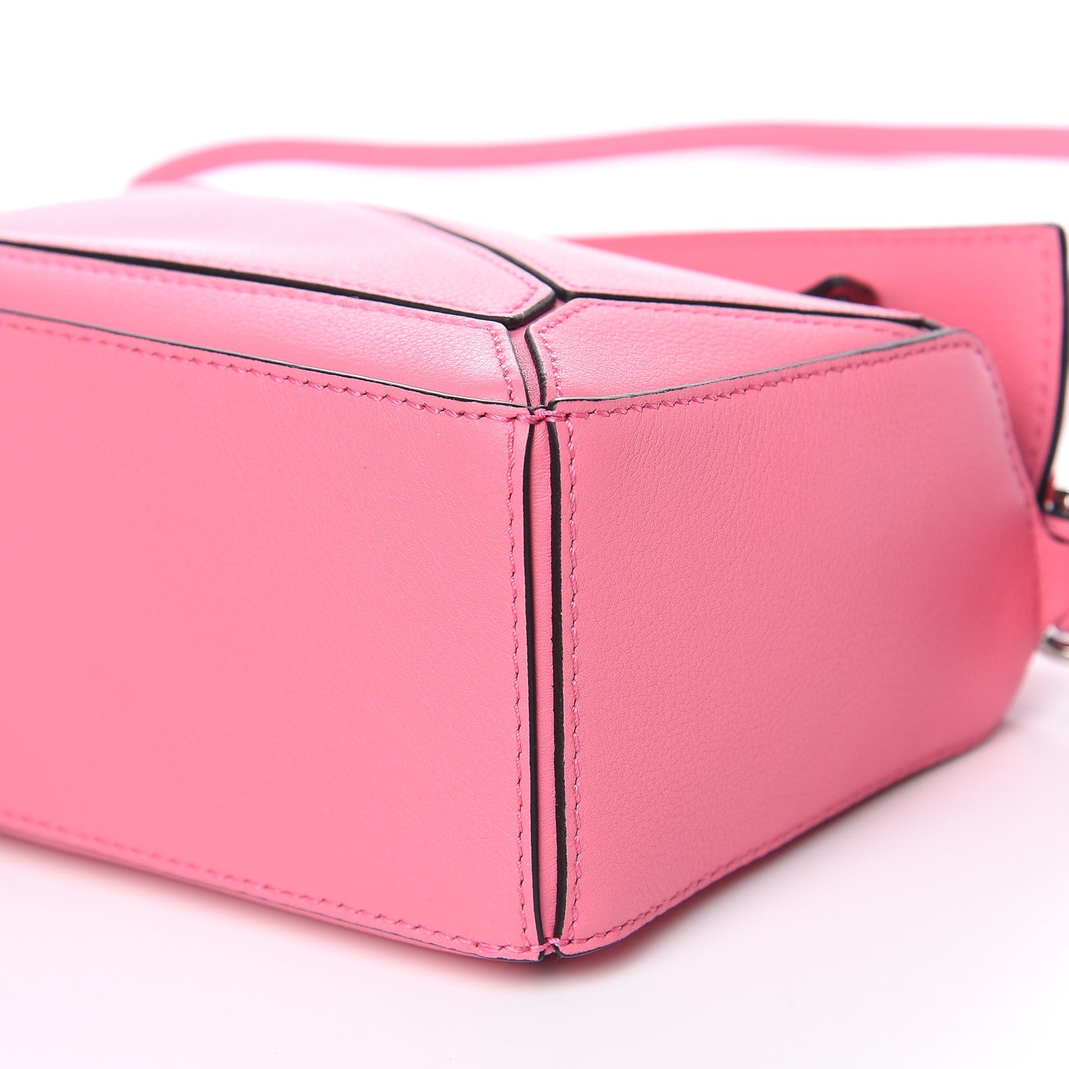 Loewe Calfskin Mini Puzzle Bag Wild Rose 10 of 10